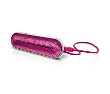 Philips Stereo Sound on the Go Pink/White Universal Portable Speaker