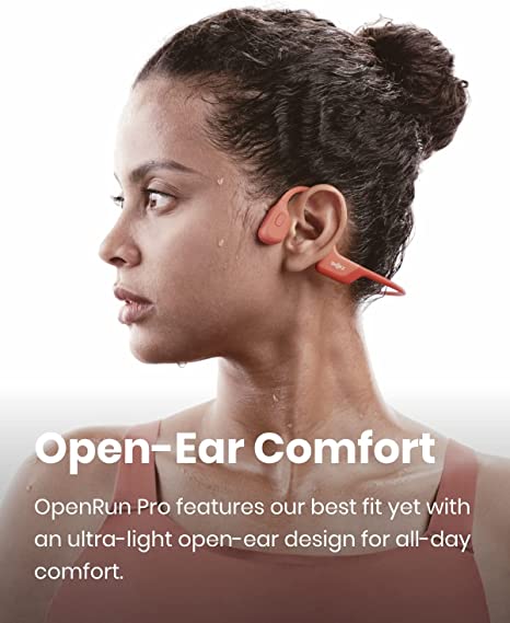 SHOKZ OpenRun Pro - Open-Ear Bluetooth Bone Conduction Sport Headphone
