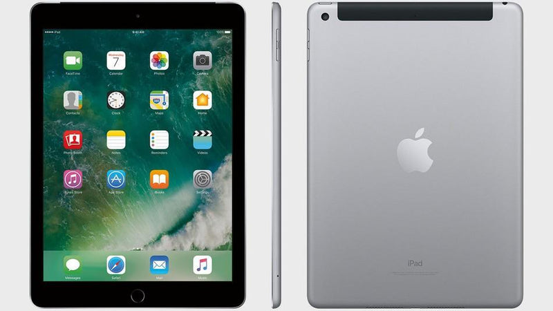 Apple iPad 5 / iPad5 / A1823 /  (5th Generation) Wi-Fi + Cellular, 32GB / 9.7 Inch /- Space Gray (A-STOCK)
