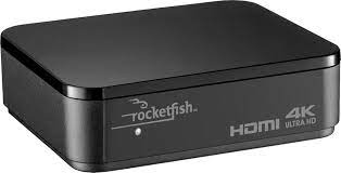 Rocketfish 2-Output HDMI Splitter with 4K and HDR Pass-Through- A Stock