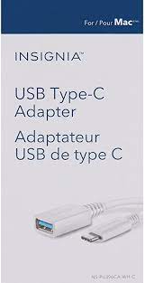 Insignia USB-C to USB Adapter/NS-PU396CA-WH-C/White-A Stock