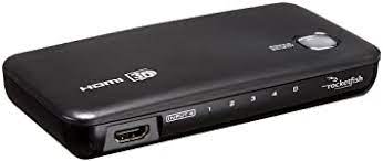 Rocketfish 4-Port HDMI Switch Box/Black- A Stock