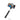 HOCO K10A Magnificent wireless Selfie Stick /Tripod Wireless Monopod/Rechargeable Light and Rechargeable Removable Wireless Remote/1.1m/– Black-