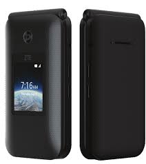 ZTE CYMBAL 2/4GB/Black/Z2335L/Unlocked LTE Flip Cellphone/Brand New