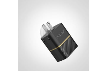 OtterBox Fast Charge 30W Dual Port USB-C and USB-A Wall Charger (78-52547) - Black