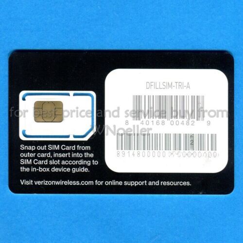 VERIZON Multi Sim Card- Non-Activated Sim card