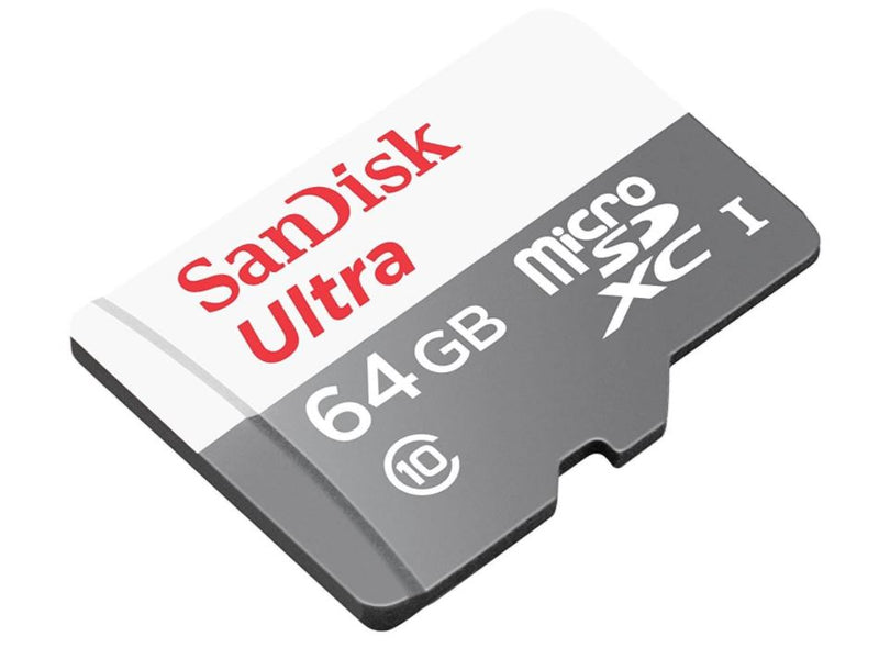 SanDisk Ultra 64GB microSDXC UHS-I Card - 100MB/s class 10 - SDSQUNR-064G-GN3MN/ 619659185077